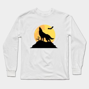 Wolf Halloween Long Sleeve T-Shirt